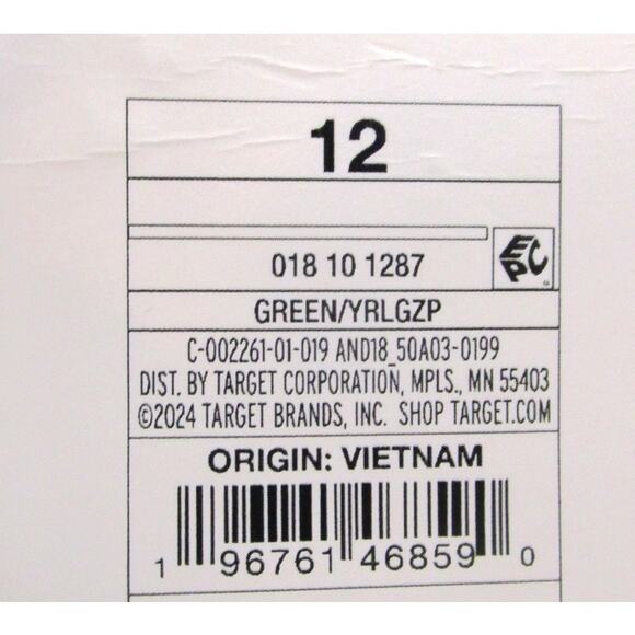 A New Day Women's Green Velour Pants Size 12 Pockets Wide Legs Recycled Material - Picture 5 of 6